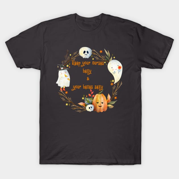 Keep Your Hexes Sexy T-Shirt by ThriceCursedPod